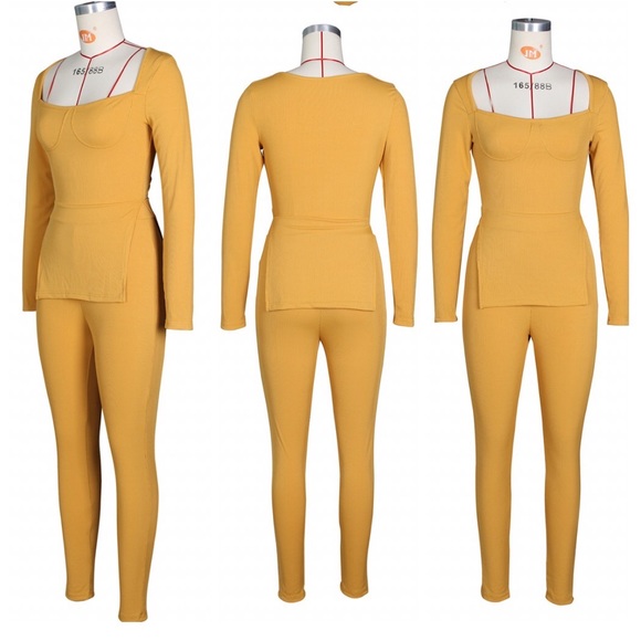 Honey Mustard 2Piece Set🍯 - Picture 3 of 3